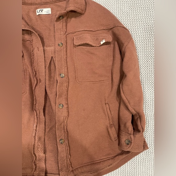 LIKE NEW Jacket from Liv Outdoor - Brown Heavy Material - Picture 2 of 3